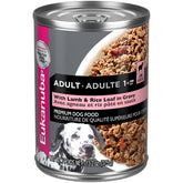 Eukanuba Adulto con cordero y arroz, lata abierta para alimentar perros activos