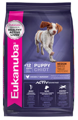 Eukanuba Puppy Medium Breed, bolsa 16 lb, apoya desarrollo muscular.