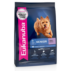 Eukanuba Senior Small Breed, bolsa de 4.5 lb, aporta energía diaria para perros pequeños.