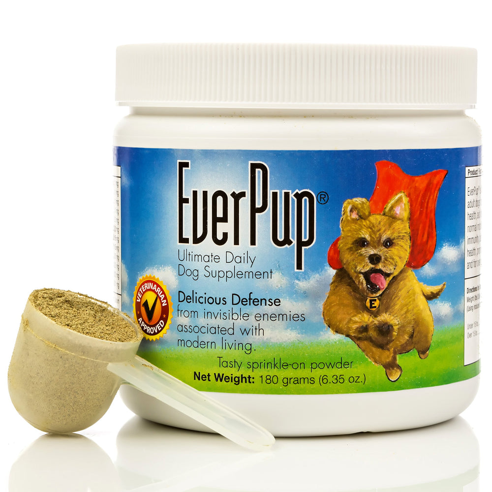 EverPup suplemento diario para perros: polvo espolvoreable para articulaciones saludables.