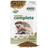 Exotic Nutrition Hedgehog Complete: bolsa de 5 lb, almacenamiento sencillo para dieta estable.