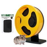 Exotic Nutrition Silent Runner Wheel, rueda silenciosa para hamsters, giro suave.