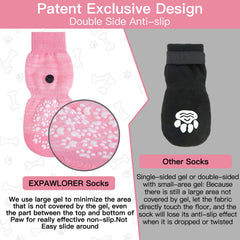 EXPAWLORER calcetines para perros, material premium suave y duradero