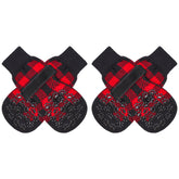 EXPAWLORER calcetines antideslizantes con doble agarre para mayor tracción en interiores.
