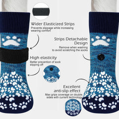 EXPAWLORER chaussettes chien protection pattes contre chaleur et surfaces rugueuses.