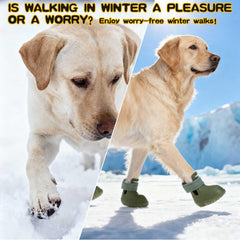 EXPAWLORER Zapatos para perro con ajuste fácil y seguro