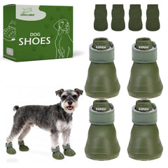 EXPAWLORER Zapatos para perro en primer plano protegiendo las patas