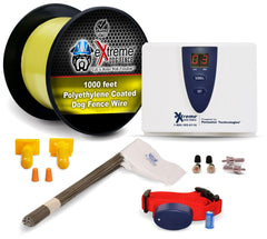 extremedogfence-cable-amarillo-1000-pies delimita áreas seguras al exterior para tu perro