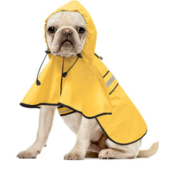 Ezierfy poncho-perro-reflectante para mayor visibilidad durante paseos nocturnos.