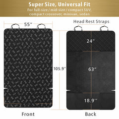 F-color SUV Cargo Liner superficie antideslizante mantiene estable a la mascota