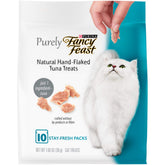 Fancy Feast atún trozos manuales: textura suave para recompensa diaria.