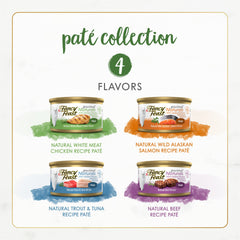 Fancy Feast Gourmet Naturals Pate de pollo, textura suave para comidas diarias