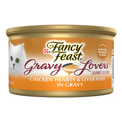 Fancy Feast Gravy Lovers, corazones de pollo en salsa, uso diario delicioso