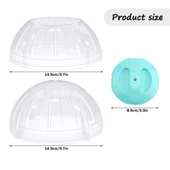 Rueda transparente FANKUTOYS para observar al hámster durante el juego.