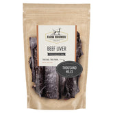 Farm Hounds Higado Res Seco 4oz: snack crujiente para entrenamiento de perros