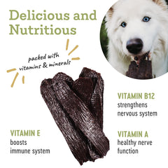 Farm Hounds ingrediente unico rinon-de-res-seco, snack natural.