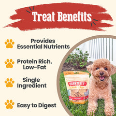 Farm To Pet Chips de Pollo, ingrediente único sin aditivos ni subproductos.