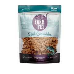 Farm To Pet crujiente-pescado: premio sabroso para entrenamiento de gatos.