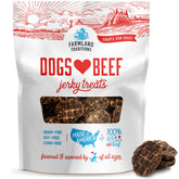 Farmland Traditions jerky para perros, textura suculenta para morder con gusto.