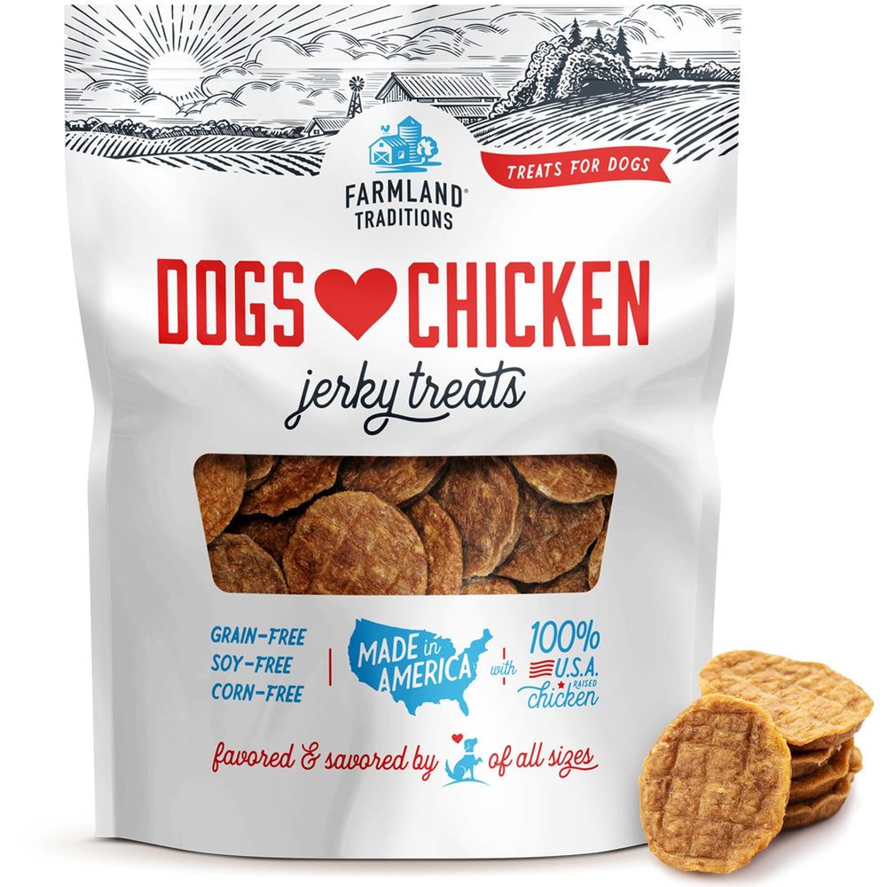 Farmland Traditions: trozos de pollo de alta calidad para premiar a tu perro