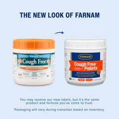 Farnam Cough Free: granulos en frasco, listo para medir.