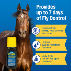 Farnam Endure Roll-On en la boca para zonas delicadas del caballo.