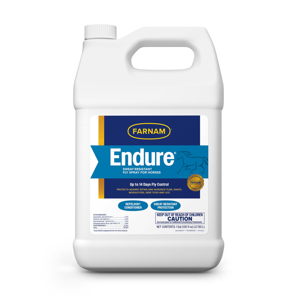 Farnam Endure spray corporal: protección duradera para el pelaje del caballo.