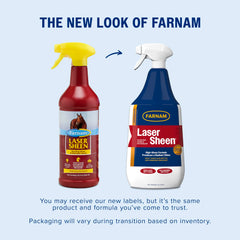 Farnam Laser Sheen desenreda crin y cola para manejo fácil