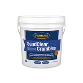 Envase Farnam SandClear Crumbles, fácil de identificar para uso diario.