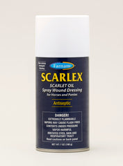 Farnam Scarlex: aceite escarlata en atomizador para heridas de caballos, alivia irritaciones y favorece la curación.