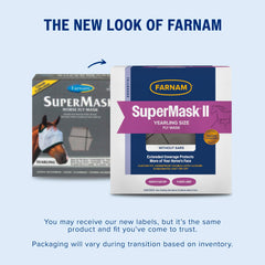 Farnam SuperMask II, cierre doble bajo la mandíbula: ajuste seguro para evitar que se la quiten.