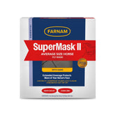 Farnam SuperMask II con cobertura amplia de cara para protección contra insectos.