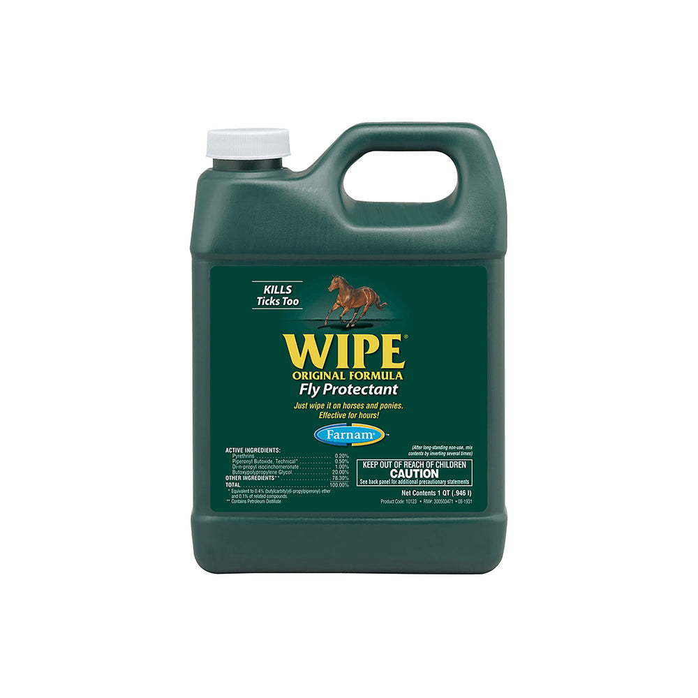Farnam Wipe Original: aplicación manual para proteger al caballo de moscas.