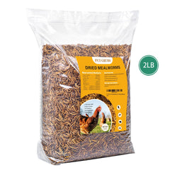 FCI GRUBS gusanos deshidratados, textura crujiente para gallinas y aves