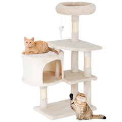 FDW torre para gato de 36 pulgadas con plataformas para juego y descanso.