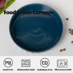 FE FUN ELEMENTS tazón plano y ancho facilita comer a varias mascotas