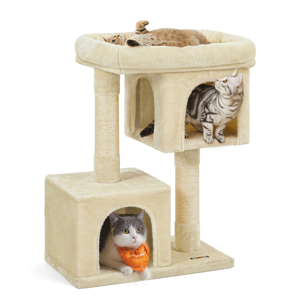 Feandrea: árbol para gatos con percha grande para estirarse y descansar