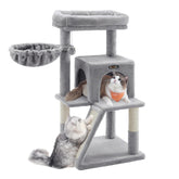 Feandrea árbol gatos percha-amplia ofrece cómodo descanso para gatos grandes.