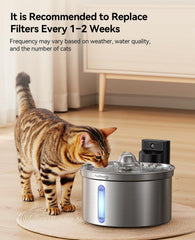 Filtro FEELNEEDY FN-W19 dentro de la fuente para filtración confiable.