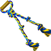 Fejapa juguete de cuerda para perros grandes con asa integrada para juego y agarre seguro