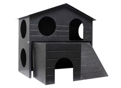 SafeHaven XL escondite metalico de Felix & Fido para mascotas pequenas, refugio duradero