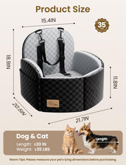 Asiento para perros FGU con espuma de memoria para mayor comodidad