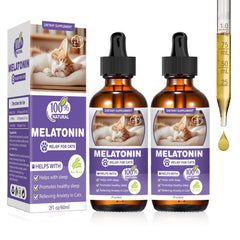 FHZRLP Melatonina para gatos: botella para dormir tranquilo.