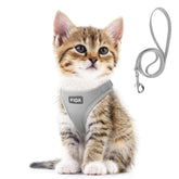 Arnés Fida para gatito y cachorro con malla transpirable para paseos confortables.