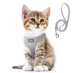 Arnés Fida para gatito y cachorro con malla transpirable para paseos confortables.