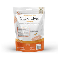 Fieldcrest Farms hígado de pato snacks liofilizados para mezcla diaria