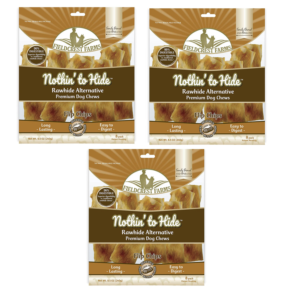 Fieldcrest Farms Nothin to Hide Flip Chips envase práctico para perros activos