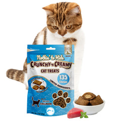 Fieldcrest Farms Nothin’ to Hide: golosinas para gatos crujientes, ideales para entrenamiento.