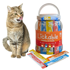 Fieldcrest Farms tubitos cremosos para gatos con variedad de sabores.