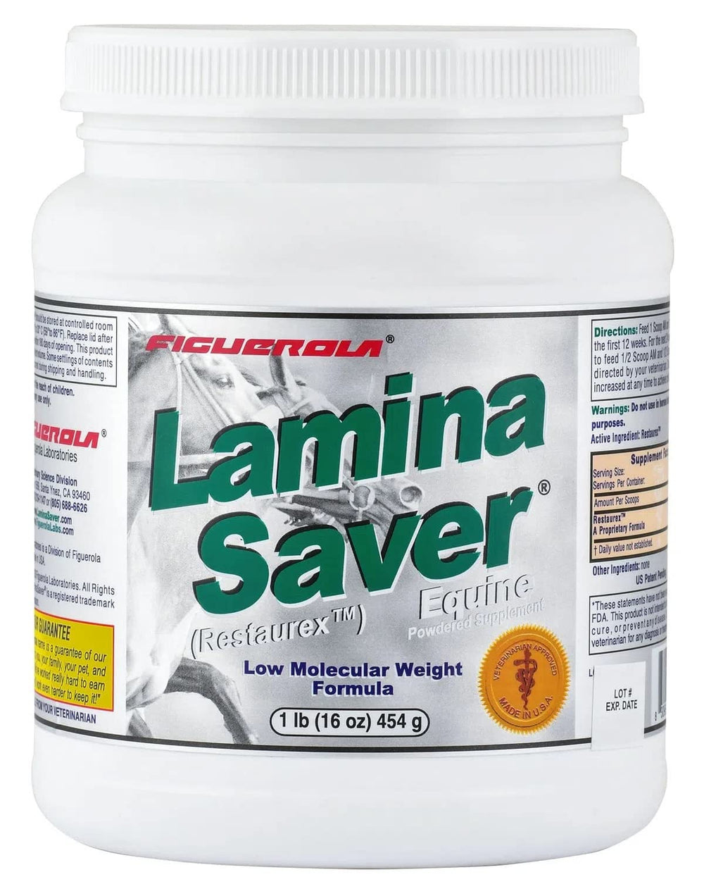Figuerola LaminaSaver, polvo con textura suave, favorece la regeneración celular de la lámina.